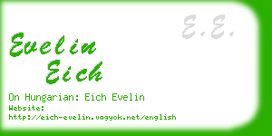 evelin eich business card